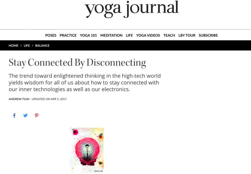 Yoga Journal article